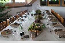 Zunftraum thematisch dekoriert